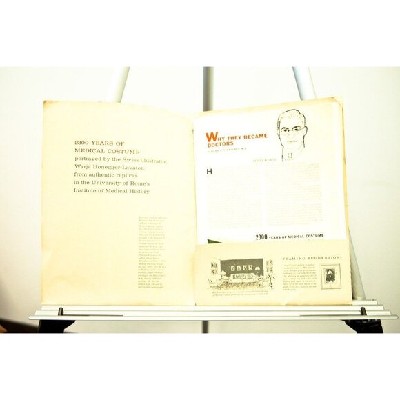 Medical Art 2300 Years of Medical Costume Complete Original Set In Folder 1962 - Picture 2 of 10